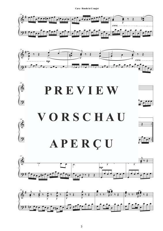 Produktgalerie: Seite 4 von 7 Rondo in G-Dur, , Klavier Solo