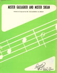cover: Mister Gallagher And Mister Shean, Alan Shean, Gesang, Gitarre, Klavier