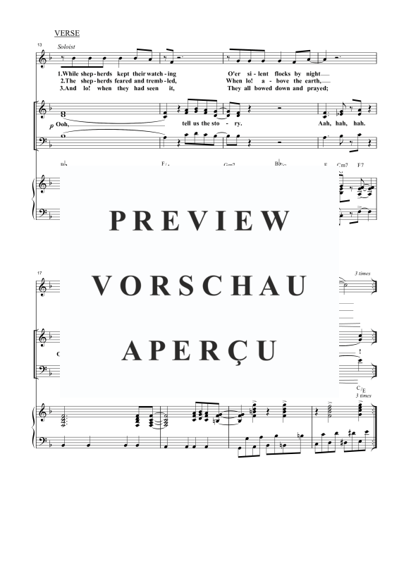 Produktgalerie: Seite 7 von 10 Go, Tell It on the Mountains, , Gemischter Chor SAB, Solo und Klavier