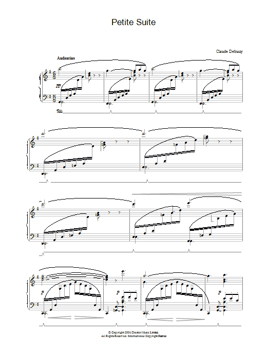 Product gallery: Page 1 of 1 Petite Suite, Claude Debussy