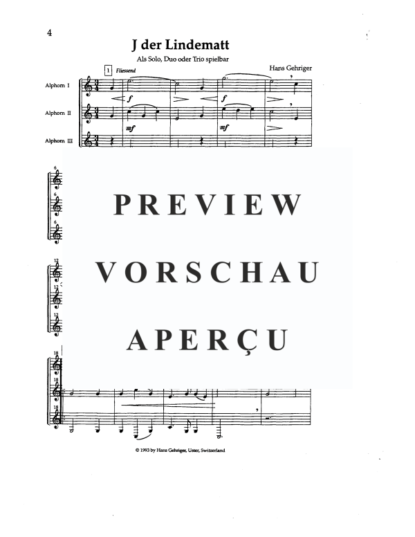 Produktgalerie: Seite 7 von 11 Alphornmelodien II, , Alphorn Solo, Duett, Trio