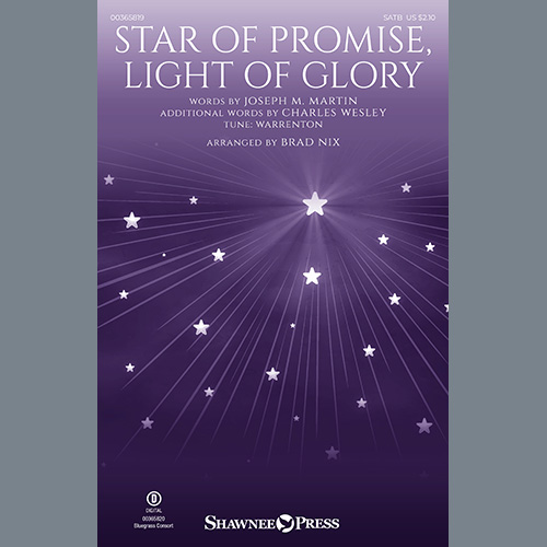 cover: Star Of Promise, Light Of Glory (arr. Brad Nix), Joseph M. Martin and Charles Wesley