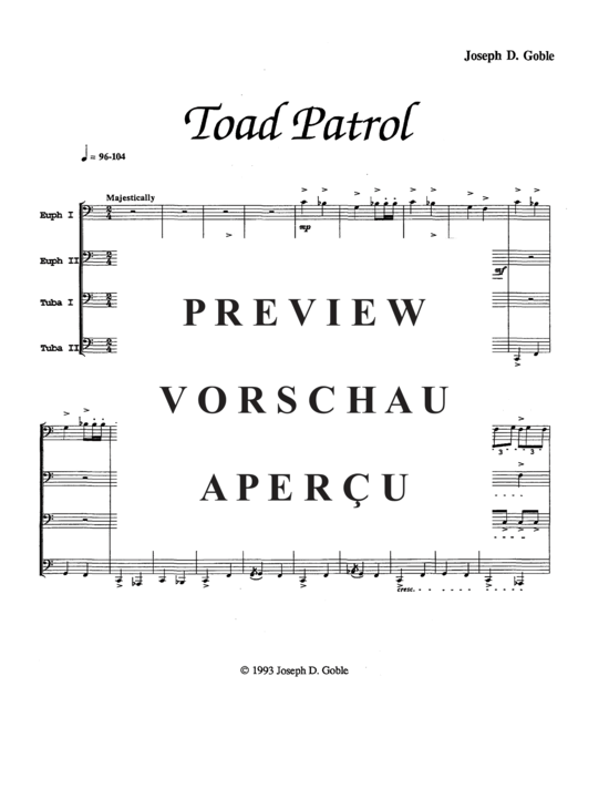 Product gallery: Page 3 of 20 Toad Patrol , , (Tuba Quartett EETT)