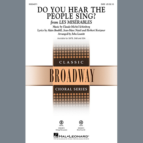 cover: Do You Hear The People Sing? (from Les Misérables) (arr. John Leavitt), Boublil & Schonberg, Chor