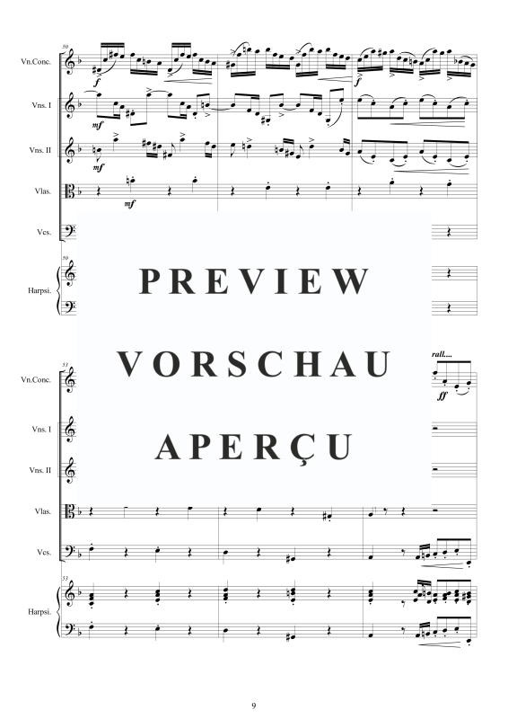 Product gallery: Page 10 of 11 Violin Concerto in D minor BWV 1052, , Mixed Ensemble: Violin, Strings and Harpsichord Bc