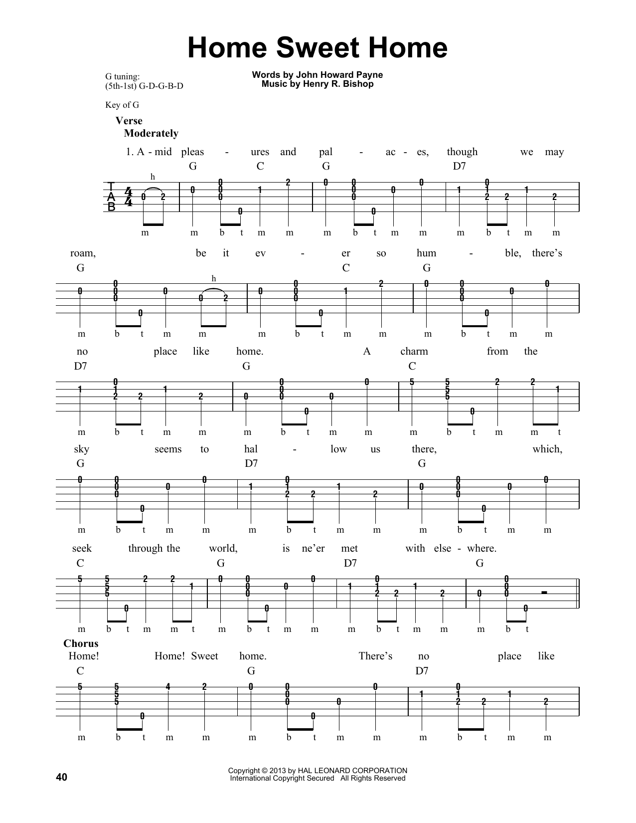 Produktgalerie: Seite 1 von 1 Home Sweet Home, Michael Miles, Banjo