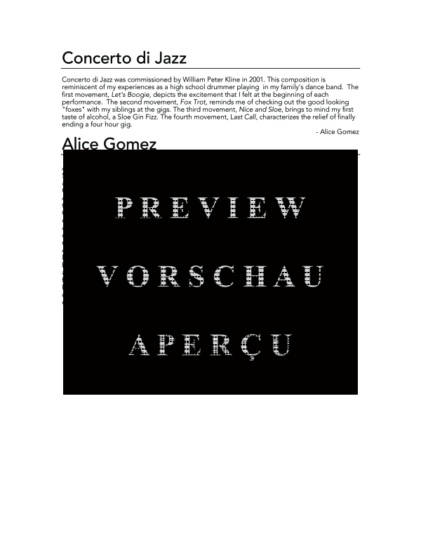 Product gallery: Page 4 of 11 Concerto di Jazz, , (trombone and piano)