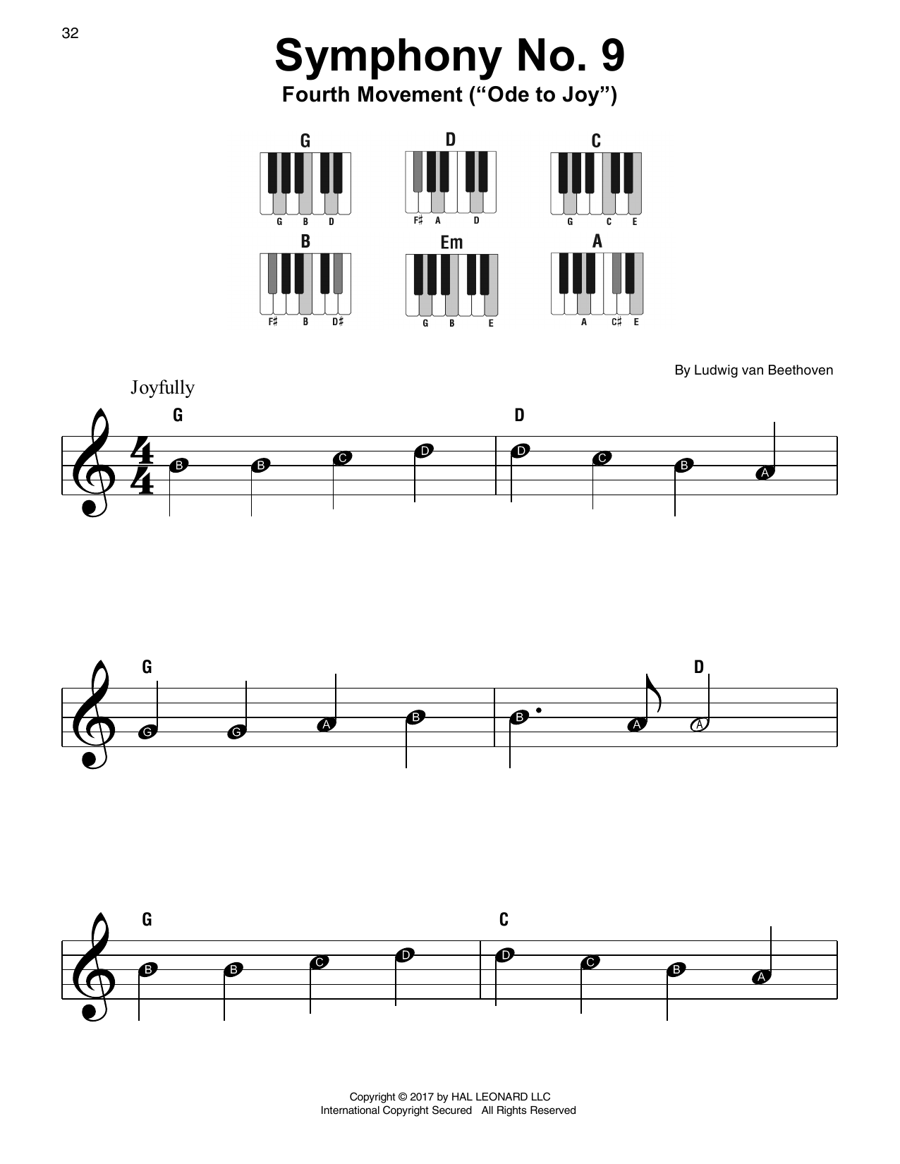 Product gallery: Page 1 of 1 Symphony No. 9, Fourth Movement, Ludwig van Beethoven