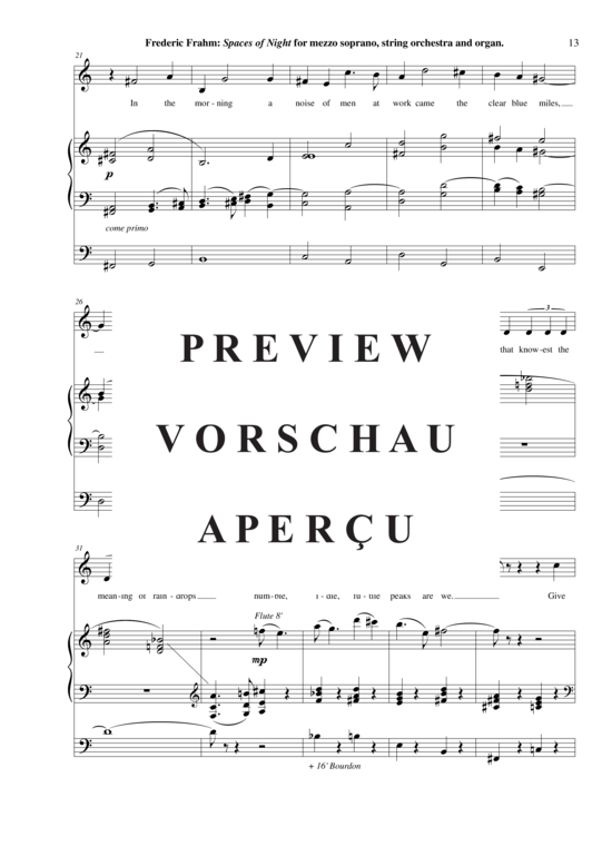 Product gallery: Page 14 of 21 Spaces of Night , , (Mezzo Sopran + Orgel)