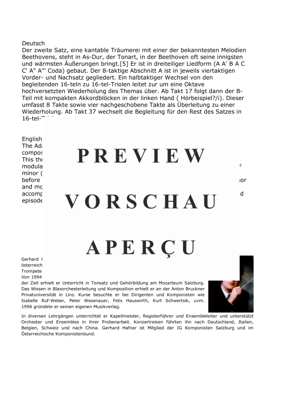 Product gallery: Page 3 of 11 Adagio cantabile - Klaviersonate Nr. 8, , (large wind orchestra)