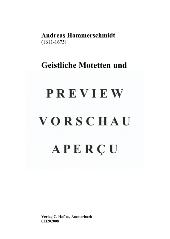 gallery: Musikalische Andachten IV. Teil, Bd.2: Geistliche Motetten und Konzerte, , (Gemischter Chor 8 stimmig und BC)