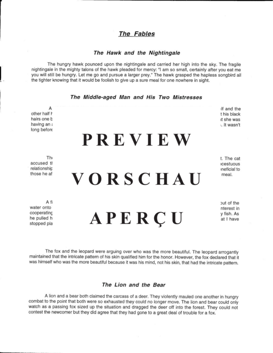 Produktgalerie: Seite 4 von 21 Sonic Fables: Lessons from Aesop , , (Blechbläserquintett und ein Schlagzeug)