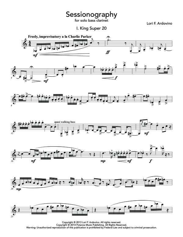Product gallery: Page 1 of 11 Sessionography, , (Bass clarinet solo)