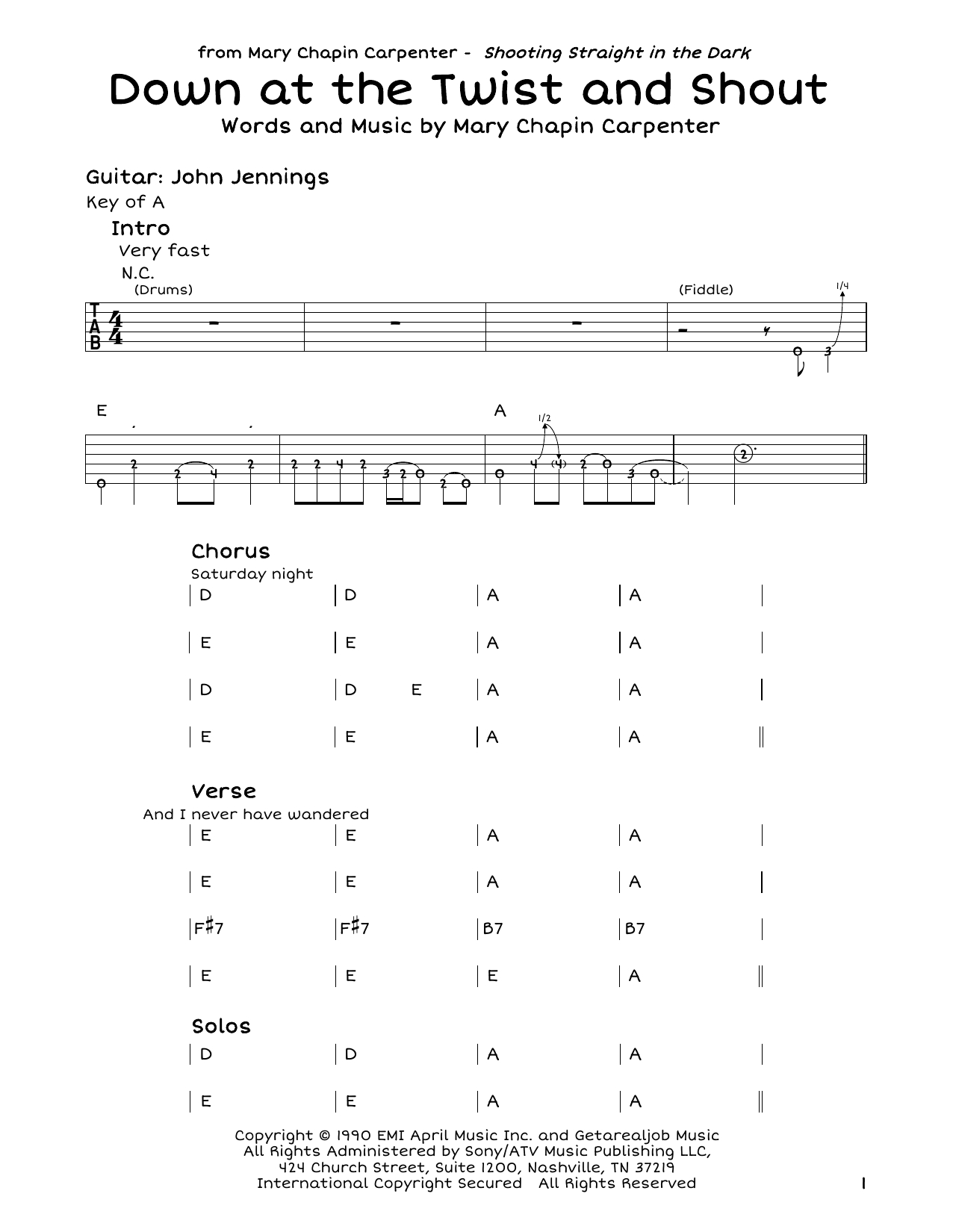 Produktbild zu: Down At The Twist And Shout