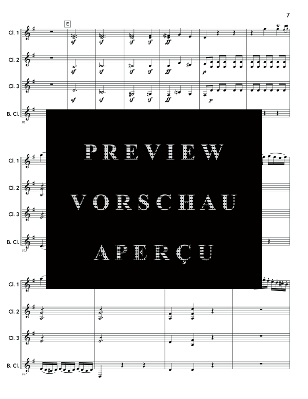 Product gallery: Page 11 of 11 String Quartet No. 1, Mvt. 1, , (Clarinet Quartet)