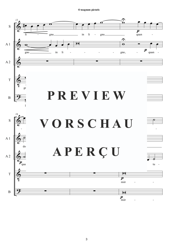 Product gallery: Page 4 of 10 O magnum pietatis - Canzone, , Mixed Choir 5-Part Saatb A Cappella