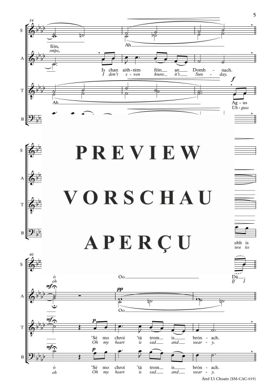 Produktgalerie: Seite 8 von 11 Aird Ui Chuain, , Gemischter Chor SATB