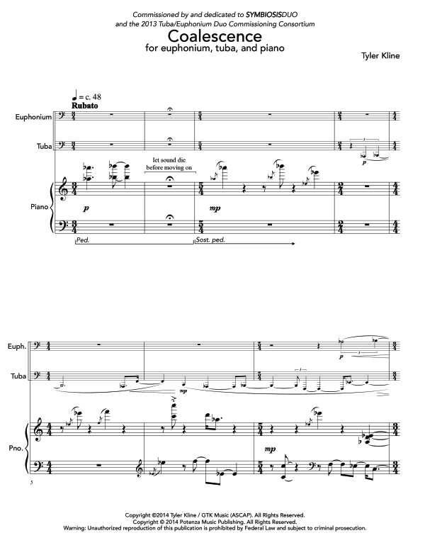 Produktgalerie: Seite 1 von 11 Coalescence, , (Trio ET + Klavier)