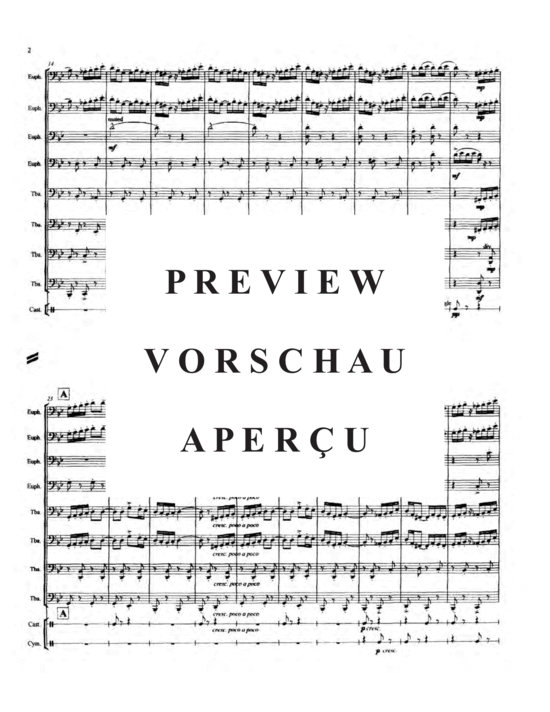 Produktgalerie: Seite 6 von 21 Danse Bacchanale , , (Tuba Ensemble EEEETTTT + Percussion)