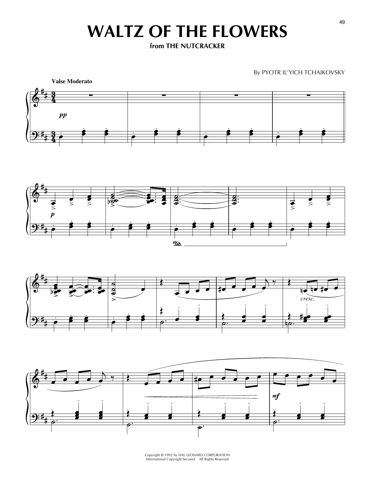 Product picture to:  Waltz Of The Flowers, Op. 71a - Pyotr Il'yich Tchaikovsky