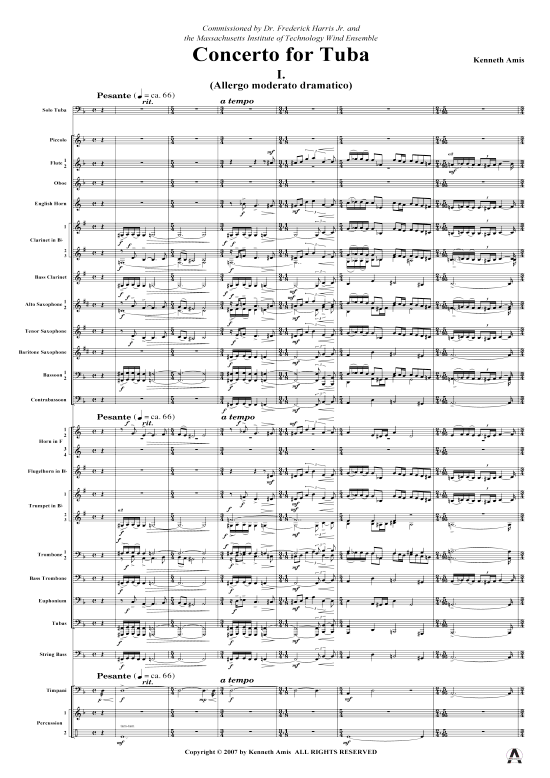Produktbild zu: Concerto Kenneth Amis (nur Partitur !)