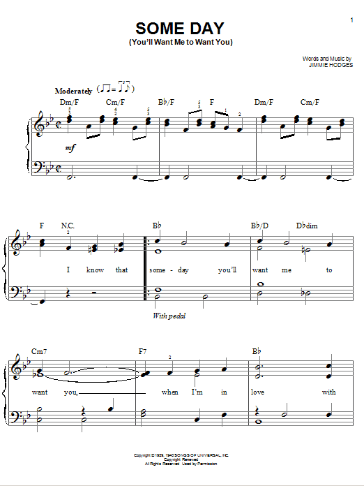 Produktbild zu: Some Day (You'll Want Me To Want You)