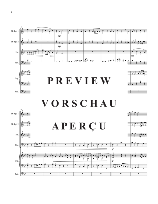 Produktgalerie: Seite 5 von 14 Festival Procession, , (2xTrompete in B, Horn in F, Posaune)