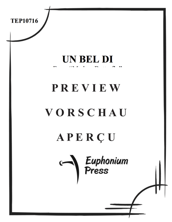 Product gallery: Page 2 of 8 Un Bel Di , , (euphonium + piano)