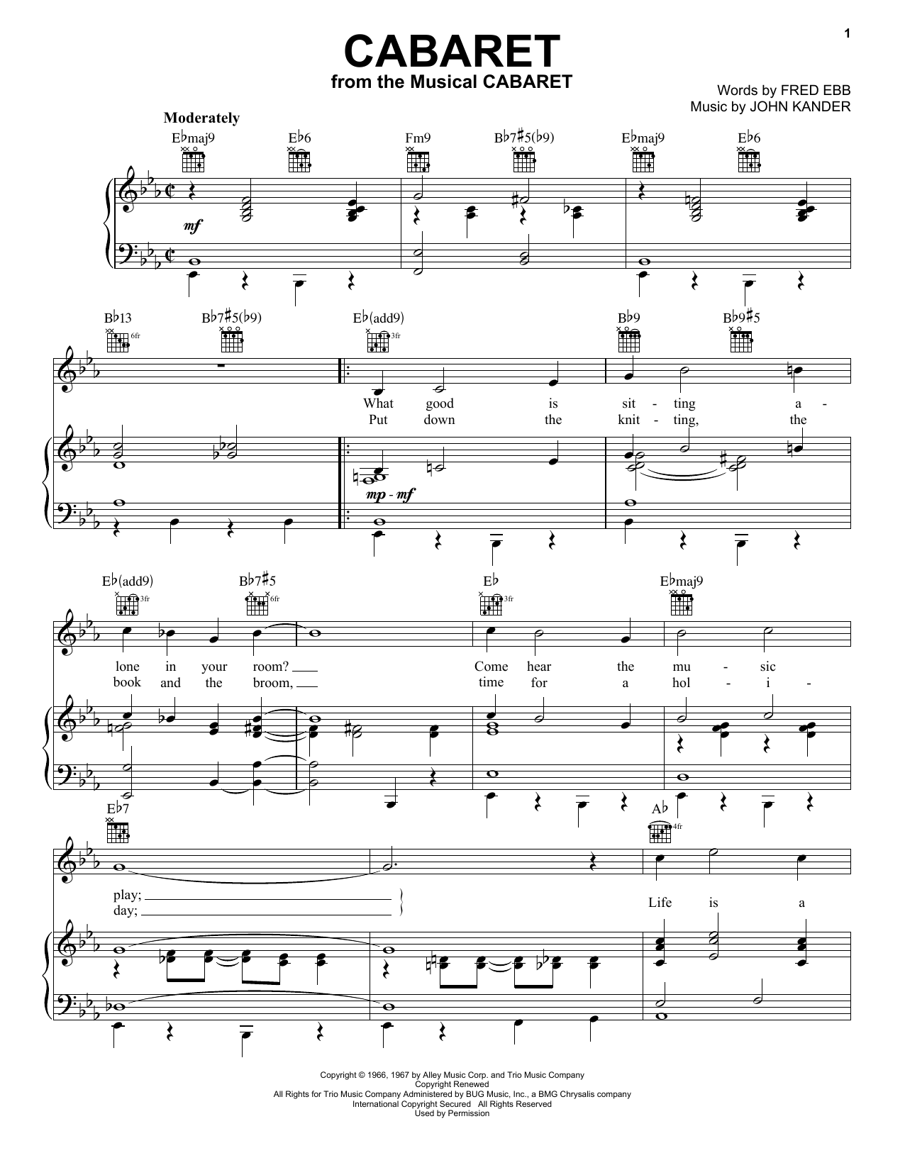 Produktbild zu: Cabaret