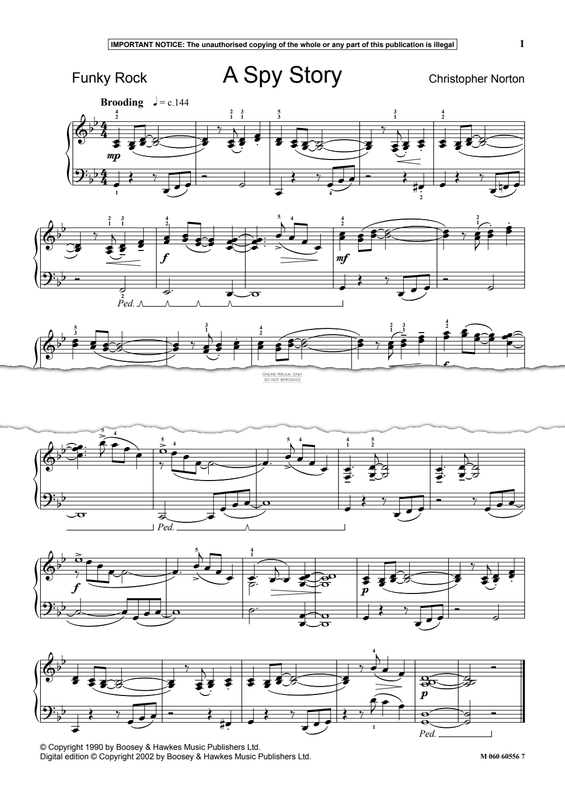 Produktgalerie: Seite 1 von 1 A Spy Story, Christopher Norton, Klavier