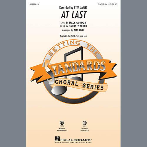 cover: At Last (arr. Mac Huff), Etta James