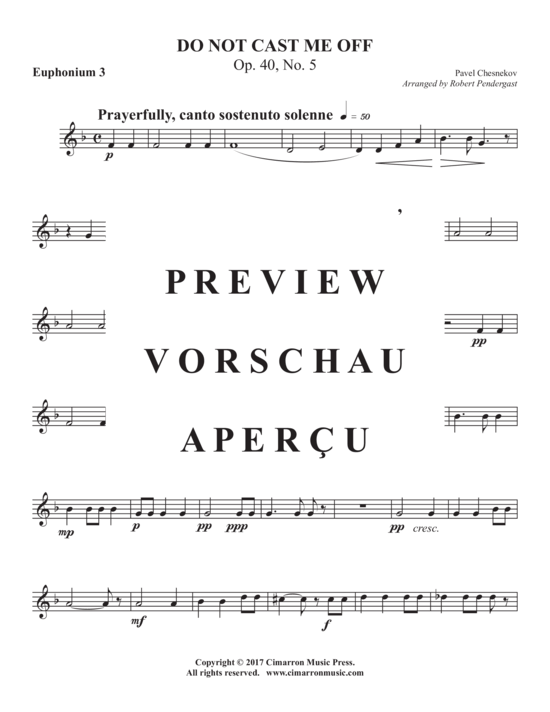 Product gallery: Page 17 of 21 Do Not Cast Me Off , , (Tuba Ensemble)