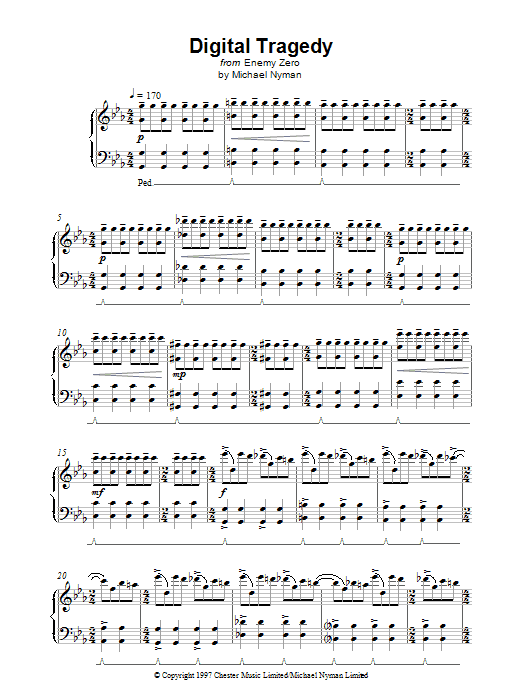 Product gallery: Page 1 of 1 Digital Tragedy, Michael Nyman