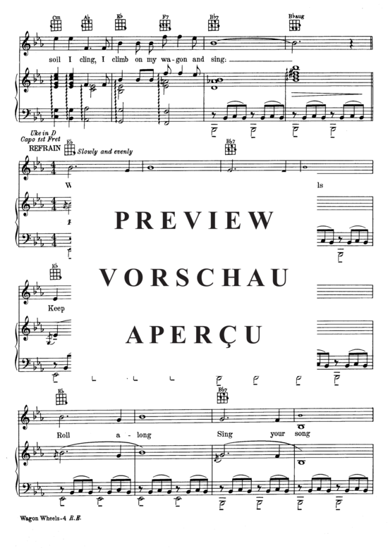 Produktgalerie: Seite 4 von 8 Wagon Wheels , Crosby, Bing, Klavier und Gesang