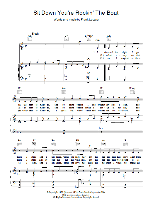 Produktbild zu: Sit Down You're Rockin' The Boat