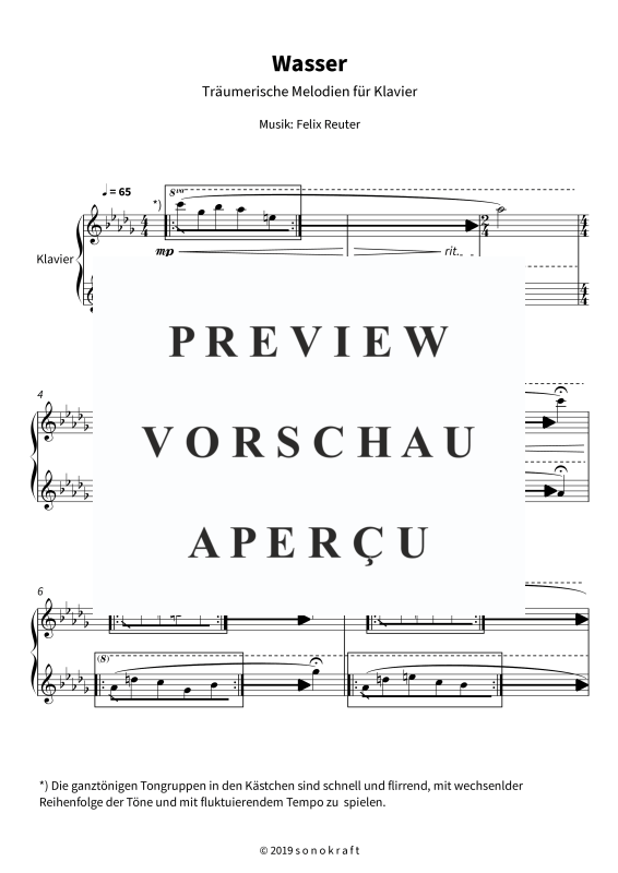 gallery: Wasser - Träumerische Melodien für Klavier, , Klavier Solo