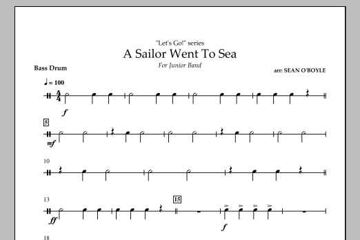 Produktgalerie: Seite 1 von 1 A Sailor Went To Sea - Bass Drum, , Ensemble