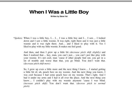 Produktgalerie: Seite 1 von 1 When I Was A Little Boy, Steve Vai, Gitarre