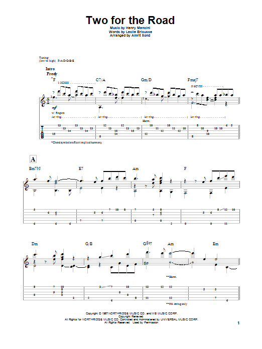 Product gallery: Page 1 of 1 Two For The Road, Henry Mancini
