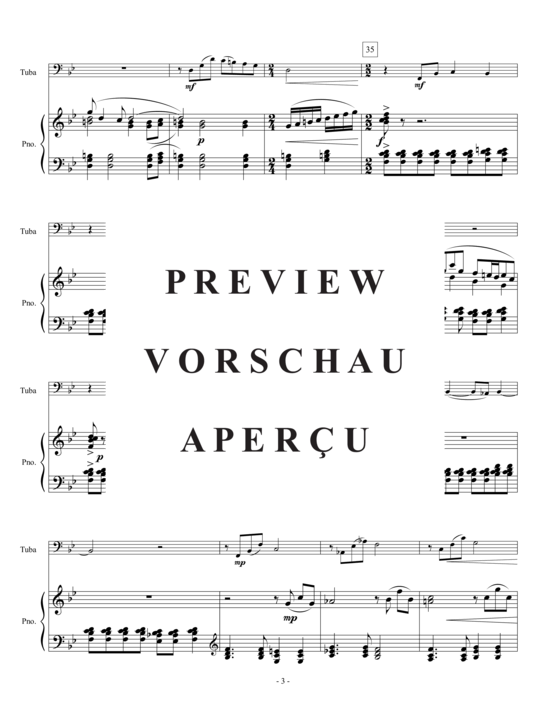 Produktgalerie: Seite 5 von 21 Tuba Concerto , , (Tuba + Klavier)