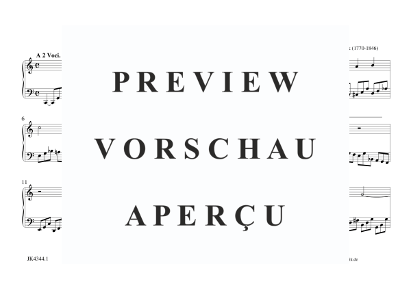 Produktgalerie: Seite 2 von 8 Valet will ich dir geben Op,77 Nr.5, , Orgel Solo