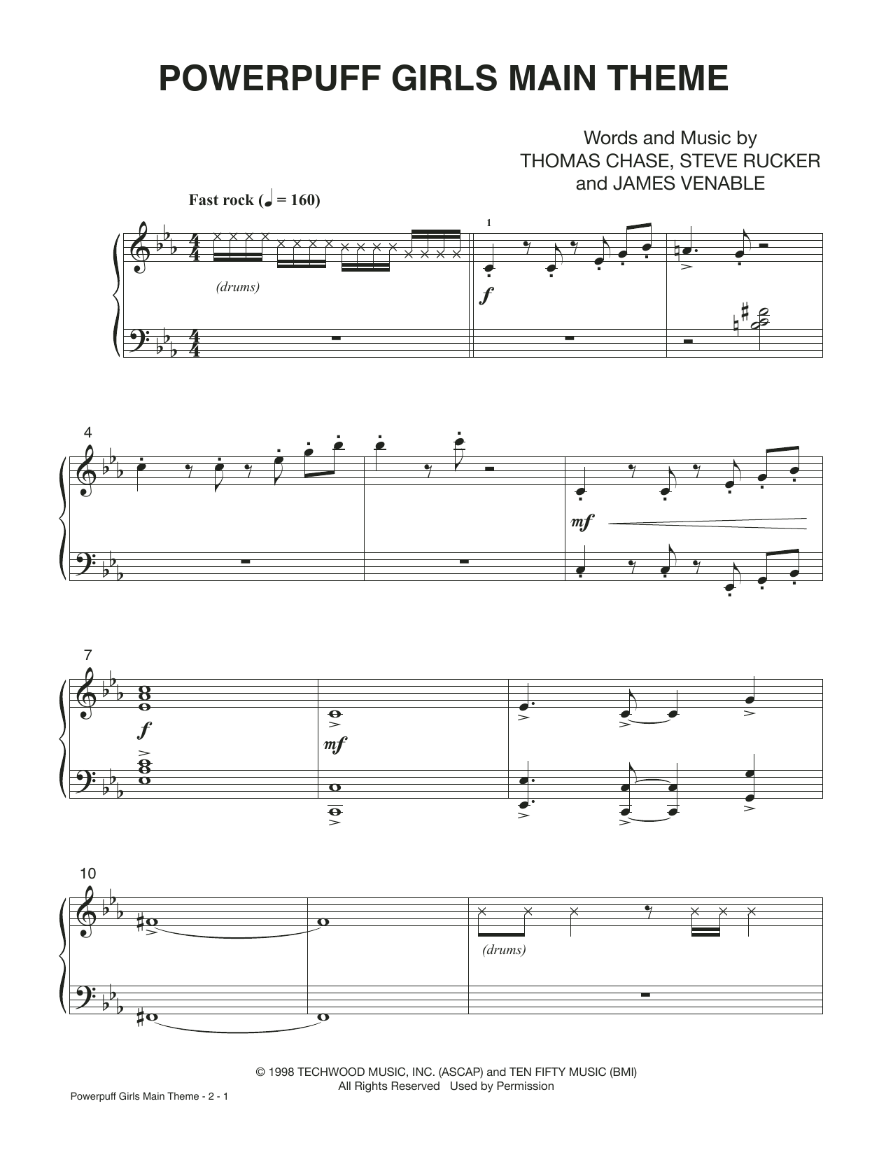 Produktbild zu: The Powerpuff Girls (Main Theme)