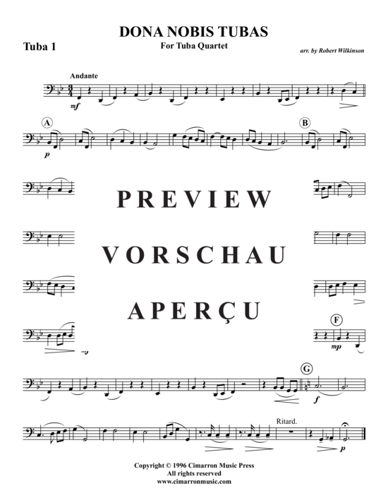 Product gallery: Page 8 of 9 Dona Nobis Tubas , , (Tuba Quartet: 2x Baritone, 2xTuba)