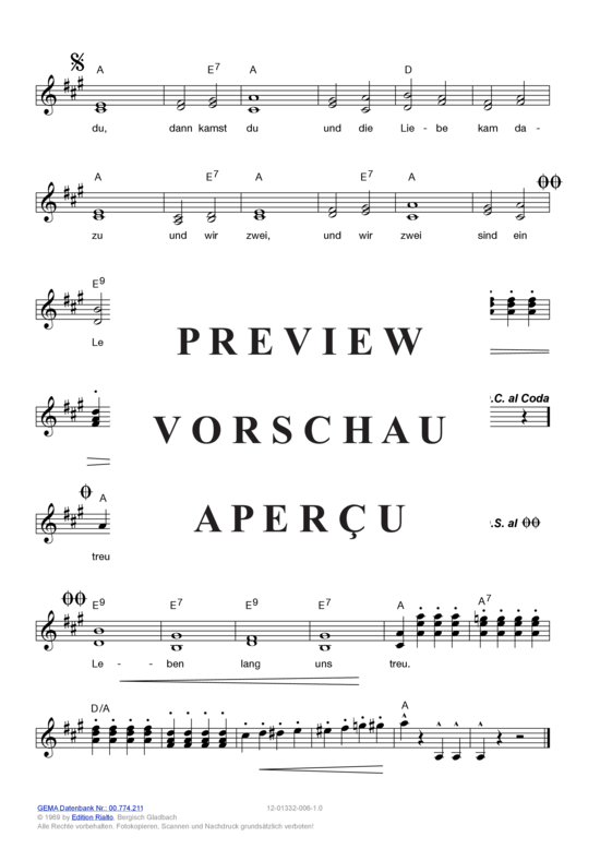 Produktgalerie: Seite 4 von 11 Dann kamst du , Gitte, (Melodie-Stimmen in C/B/Es)