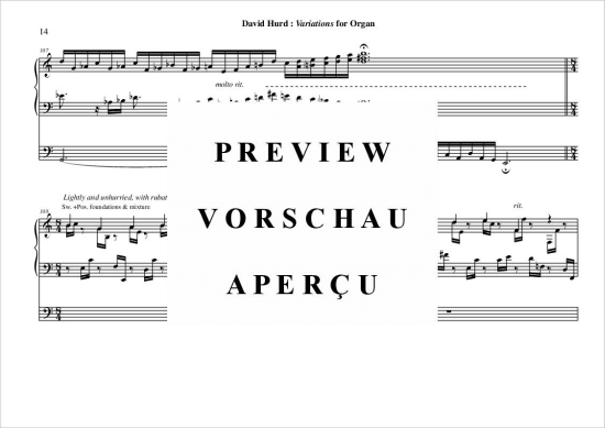 Product gallery: Page 15 of 19 Variations , , (Orgel Solo)