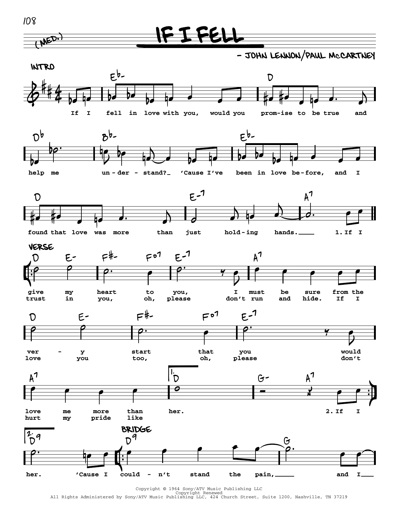 Product gallery: Page 1 of 1 If I Fell [Jazz version], The Beatles