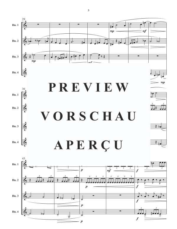 Produktgalerie: Seite 5 von 10 March, , Horn Quartett