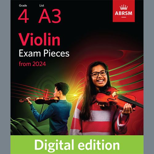 Product picture to: Vivace (Grade 4, A3, from the ABRSM Violin Syllabus from 2024)