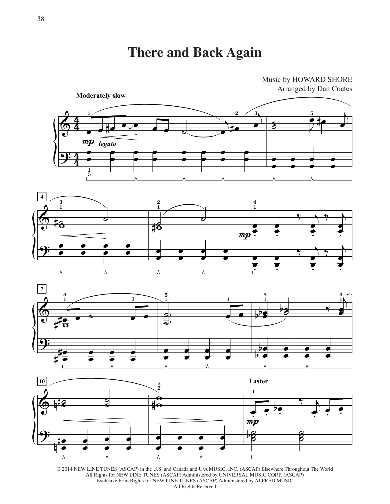 Produktbild zu: There And Back Again (from The Hobbit: The Battle of the Five Armies) (arr. Dan Coates)