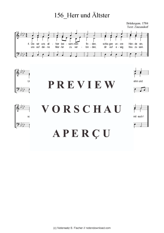 Produktbild zu: Herr und Ältster Brüdergem. 1784 / Zinzendorf
